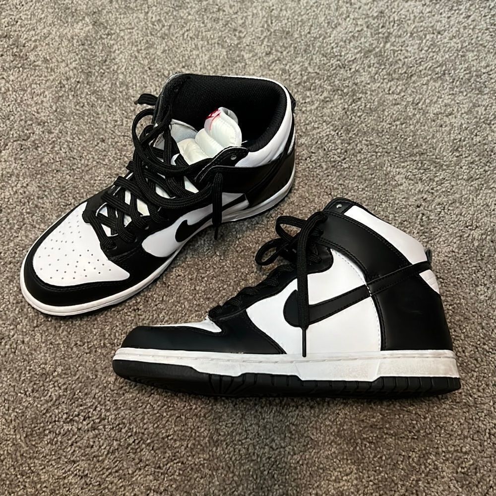 Nike Panda Hi Top Dunks